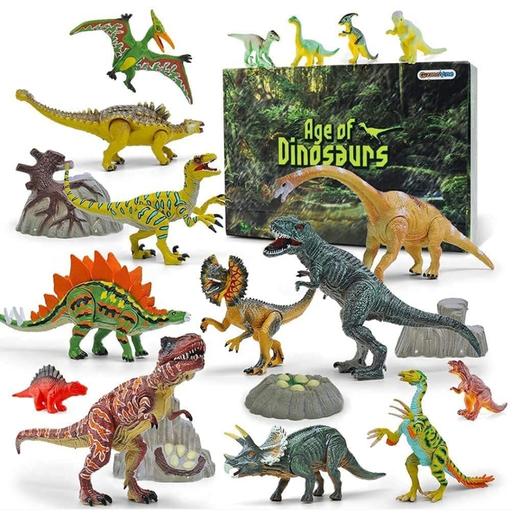 Age of Dinosaurs Toys set 13 pcs New with bonus tumbler